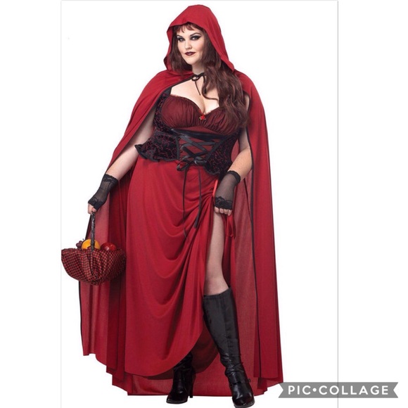 Dresses & Skirts - Mysterious Red Riding Hood Plus Size Costume
